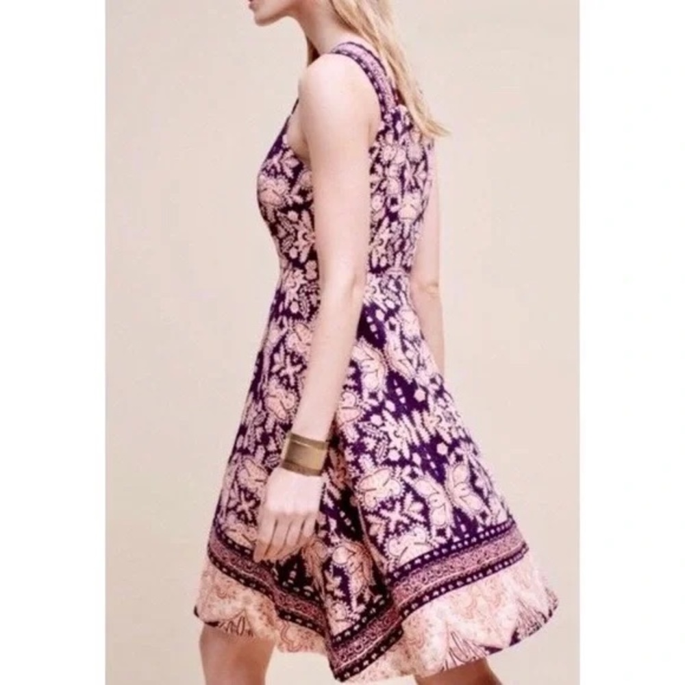 Anthropologie Maeve Cour Royal Corduroy Dress Small - Picture 2 of 7